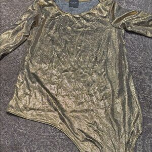 Gold Metallic Top